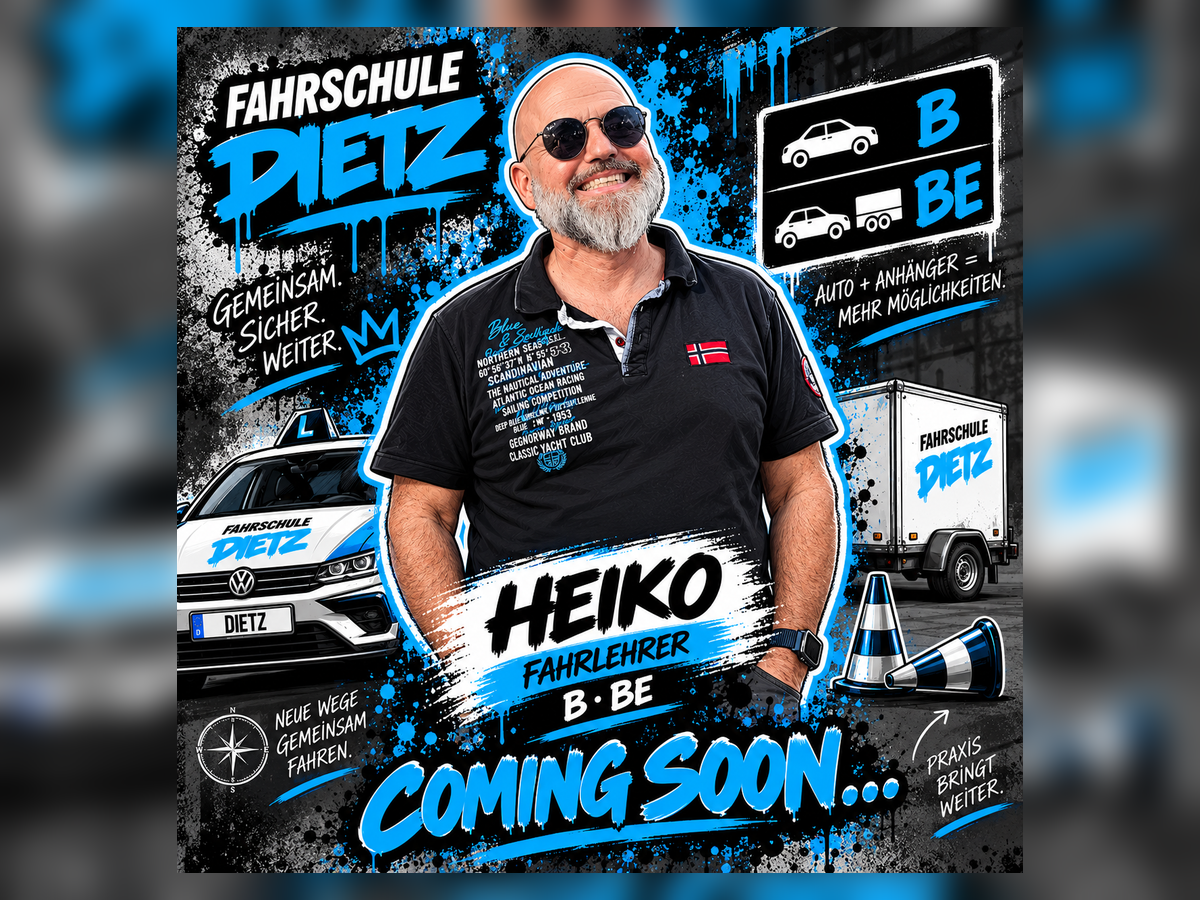 Heiko – Coming soon, Fahrlehrer B und BE